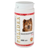 POLIDEX Глюкогекстрон+ для собак, 500 табл