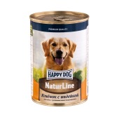 HAPPY DOG консервы для собак (ЯГНЕНОК, ИНДЕЙКА), 410 г.