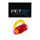 Кликер с браслетом для собак, красный. PetStandArt.