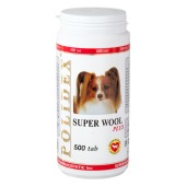 POLIDEX Super Wool для собак, 500 табл