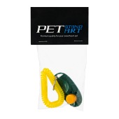Кликер с браслетом для собак, зеленый. PetStandArt.