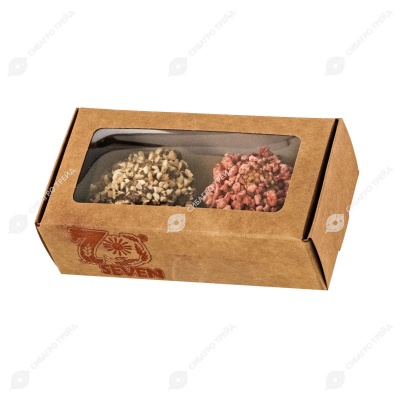 SEVEN SEEDS тарталетки для грызунов орехово-ягодное ассорти (миндаль, клубника), 2 шт.