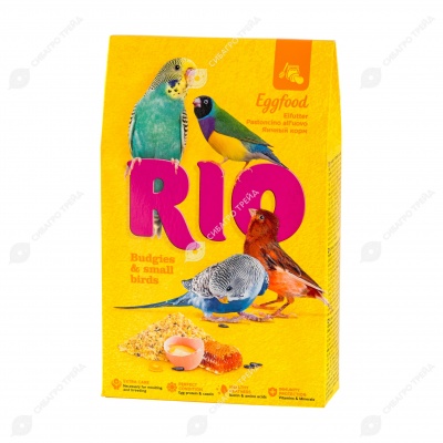 RIO яичный корм для волнистых попугаев и мелких птиц, 250 г.