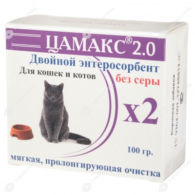 ЦАМАКС 2.0 для кошек и котов, 100 г.