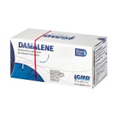 DAMALENE (ПП) монофиламентная нерассасывающаяся нить (1 * 75 см, 2-0) с иглой 26 мм, 1/2, колющая, 12 шт