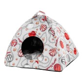 Домик поролоновый ВИГВАМ НОВОГОДНИЕ ШАРИКИ (43 * 43 * 43 см), BLACK CAT