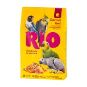 RIO GOURMET корм для средних и крупных попугаев, 250 г