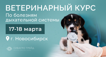 Анонс! Ветеринарный курс по инфекционным и неинфекционным болезням дыхательной системы в г. Новосибирск 17-18 марта