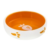 Миска керамическая МОРКОВКА ( 12 * 3 см) оранжевая