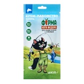 МНЯМС Ферма Кота Федора лакомство-крем из тунца для кошек и котят, 4 шт по 15 г