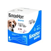 БЛОХНЭТ ФОРТЕ капли для собак массой от 10 до 20 кг, 2 мл, упаковка 10 блистеров