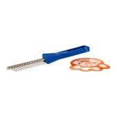 Расчёска с пластмассовой ручкой редкая, ЗООНИК