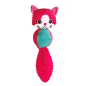 Игрушка-пищалка WOGY Зверята (34 * 9 см) для собак, шуршит, внутри резиновый мяч