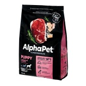 ALPHAPET для щенков, беременных и кормящих собак крупных пород (ГОВЯДИНА, РУБЕЦ), 1,5 кг