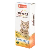 UNITABS ImmunoCat паста для укрепления иммунитета для кошек, 120 мл
