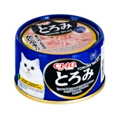 INABA Ciao Toromi Milk консервы для кошек в овсяном молоке (ТУНЕЦ МАГУРО, КУРИНОЕ ФИЛЕ, СУРИМИ), 80 г