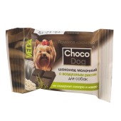 Лакомство CHOCO DOG шоколад для собак молочный с воздушным рисом, 15 г.