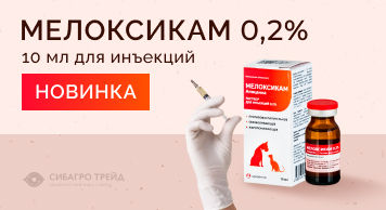 Новинка! Мелоксикам 0,2% 10 мл для инъекций