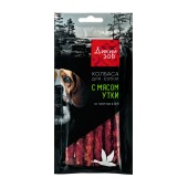 TITBIT Дикий Зов колбаса для собак с мясом утки и черникой, 85 г