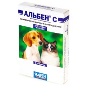 АЛЬБЕН С для кошек и собак, 6 табл