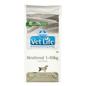 VET LIFE NEUTERED для собак весом 1 - 10 кг (после стерилизации), 2 кг