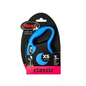 Рулетка CLASSIC XS (3 м, 8 кг) трос, синий, FLEXI