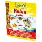 TETRARUBIN FLAKES корм для рыб в виде хлопьев для улучшения яркости окраса, 12 г