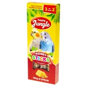 HAPPY JUNGLE палочки для птиц, мёд и орехи, 3 шт, 90 г