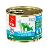 BLITZ VETLINE Hypoallergenic консервы для собак (ИНДЕЙКА), 200 г