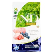 N&D PRIME для кошек (ЯГНЁНОК, ЧЕРНИКА), 1,5 кг