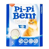 Наполнитель Pi-Pi Bent DELUXE CLASSIC комкующийся, коробка, 5 кг
