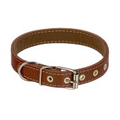 Ошейник №20 кожаный (ПОДКЛАД), ЧК