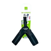 Шлейка для собак весом до 4 кг s-RS со светоотражающей нитью, микс, размер 1,5, NUNBELL