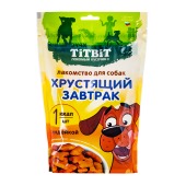 TITBIT лакомство завтрак хрустящий с индейкой для собак всех пород, 350 г