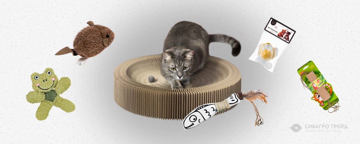 Игрушки с кошачьей мятой Игрушки с кошачьей мятой