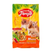 HAPPY JUNGLE корм для мышей и песчанок, 400 г