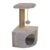 Домик-когтеточка ЛАККИ (33 * 33 * 65 см), BLACK CAT