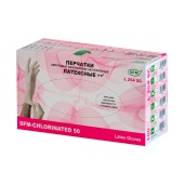 Перчатки латексные SFM анатомические, размер M, 50 пар