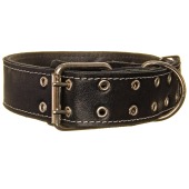 Ошейник кожа + брезент 45(3), ZOOМИР