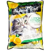 Наполнитель FUSSIE CAT комкующийся, лимон, 10 л