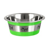 Миска металлическая №1 с печатью "Собака", 0,75 л, DOGMAN