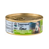 ТЕРРИТОРИЯ КРЫМ рубленое мясо в соусе для стерилизованных кошек (КУРИЦА), 100 г