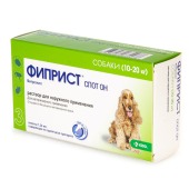 ФИПРИСТ СПОТ ОН капли для собак 10 - 20 кг, 3 пипетки