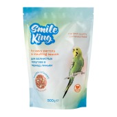 SMILE KING корм для волнистых попугайчиков в период линьки, 500 г