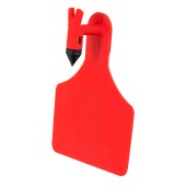 Бирка одинарная ALLFLEX LSN (84 * 62 мм) красная (под аппликатор ALLFLEX), 100 шт