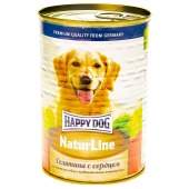 HAPPY DOG консервы для собак (ТЕЛЯТИНА, СЕРДЦЕ), 400 г