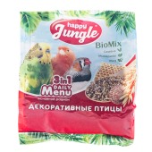HAPPY JUNGLE корм для декоративных птиц, 350 г