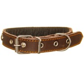Ошейник №25 кожаный (СИНТЕПОН, УКРАШЕНИЕ), КАСКАД