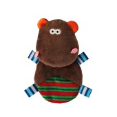 Игрушка-шуршалка WOGY Бегемот (13 * 9 см) для кошек