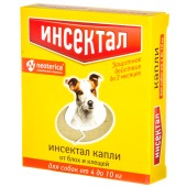 ИНСЕКТАЛ капли для собак 4 - 10 кг, 1 пипетка